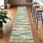 Lansny Modern Abstract Runner Rug 2x10 - Image 2