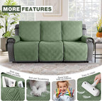 TAOCOCO 100% Waterproof Recliner Sofa Cover, Non Slip Split Couch Covers - Image 6