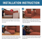 H.VERSAILTEX 4 Piece Stretch Sofa Covers - Image 7