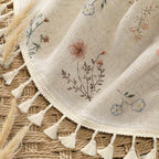 Boho Floral Spring Light Filtering Curtains 96 Inch Length 2 Panels Set - Image 2