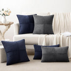 MIULEE Grey Decorative Throw Pillow Covers 18x18 Inch - Image 5