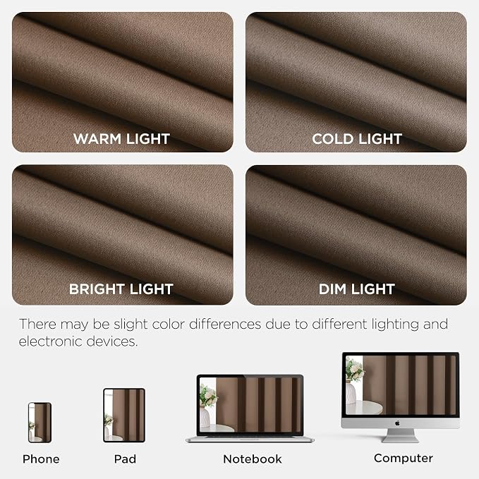 Joydeco Blackout Door Curtain for Doorway Privacy 78 Inches Long, Grommet - Image 9