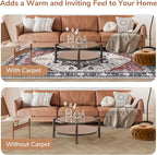 OPPODREAM Soft Area Rugs 4x6, Low-Pile Washable Rugs 4x6 - Image 8