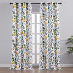 Topfinel Floral Curtains & Drapes Coquette Winter Blackout Elegant Vintage - Image 2