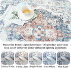 Washable Large 9x12 Area Rug: Living Room Oriental Non Slip Soft Rugs Indoor - Image 4