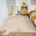 ORINOVA 5x7 Area Rug Light Brown Beige Plush Shaggy Rugs by ORINOVA