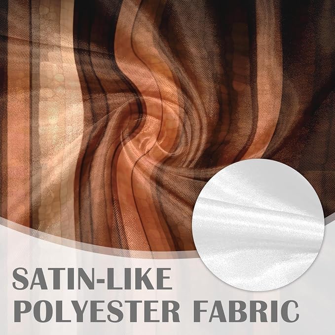 Emvency 2 Pack Valances Window Treatments, 52x12 Inch Rod Pocket Valances - Image 4