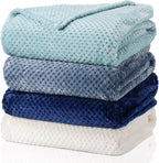 Newwiee 4 Pcs Flanne Fleece Throw Blanket by Newwiee