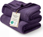 Bedsure GentleSoft Fleece Throw XL Blanket Purple by BEDSURE