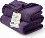Bedsure GentleSoft Fleece Bed Blankets Large Size Purple by BEDSURE