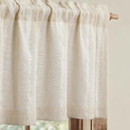Boho Kitchen Valance for Windows, 52 x 18 Inch, 1 Panel by Unknown