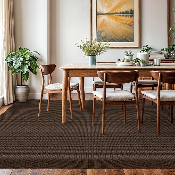 KOZYFLY Washable Area Rug 6x9 ft Rubber Backed Non Slip Rugs - Image 2