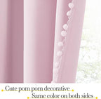 NICETOWN Pom Pom Blackout Curtains - Image 4