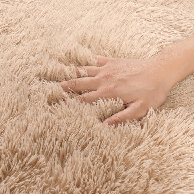 Rugs for Living Room 5x7, Soft Shaggy Modern Shag Area Rug for Bedroom - Image 4