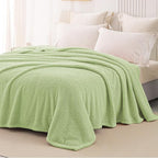Whale Flotilla Twin Size Fuzzy Fleece Blanket - Image 4