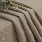 OWENIE Bob Valance Curtains 18 Inch Length 1 Piece, Faux Linen Slub Solid Stone - Image 3
