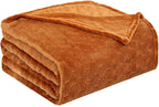 TOONOW Fleece Blanket Textured Fuzzy Plush Throw Blanket Twin Size 60" x 80" - Image 7