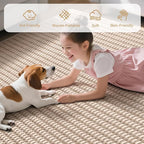 YDKGL Boho Washable Area Rugs 6x9 ft, Non Slip Area Rug - Image 4