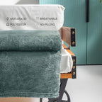 Exclusivo Mezcla Plush Fuzzy Fleece Throw Blanket Extra Large, Super Soft - Image 5
