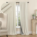 Pitalk Closet Curtains for Open Closet Doors Sliding Panels Burg 78 Inch Length by Pitalk