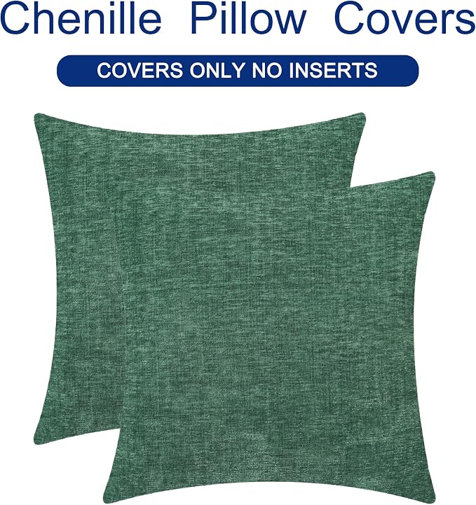 CaliTime Christmas Throw Pillow Covers Decorative 20 X 20 Inches Pack of 2 Cozy - Image 6