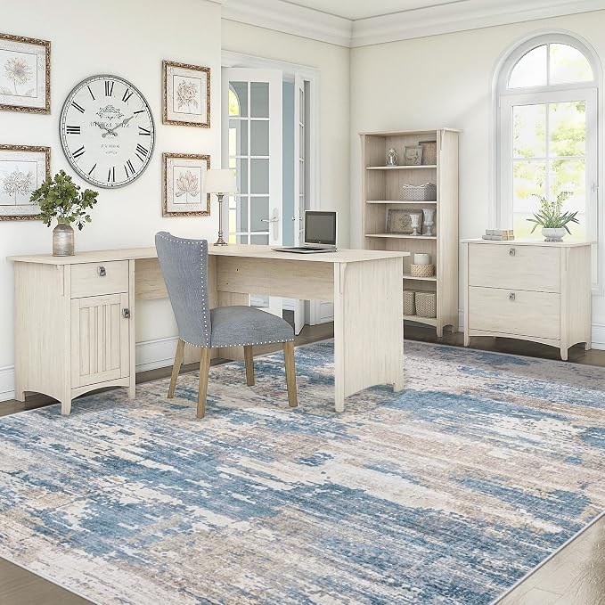6x9 Area Rugs for Living Room, Washable Modern Abstract Large Area Rug Neutral - Image 6