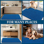 OLANLY Dog Door Mat for Muddy Paws 70x35, Absorbs Moisture and Dirt, Absorbent - Image 8