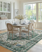 AMADA HOMEFURNISHING 6x9 Area Rug, Washable Low-Profile Large Area Rug - Image 3