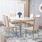 6x9 Area Rugs for Living Room, Washable Modern Abstract Large Area Rug Neutral - Image 6