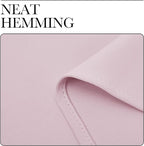 NICETOWN Blackout Curtains for Living Curtains, Baby Pink, 2 Panels, 29 by 30 - Image 6