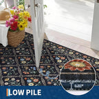 Washable Kitchen Rugs Non Slip 2x6 Hallway Runner Rug Stain Resistant Low Pile - Image 5