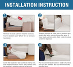 H.VERSAILTEX 4 Piece Stretch Sofa Covers - Image 6
