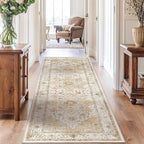 AMADA HOMEFURNISHING 2'6"x8' Washable Area Rug, Low-Profile Entryway Rug - Image 4