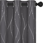 Deconovo Grey Curtains for Living Room, Protect Pravicy Thermal Insulated by Deconovo