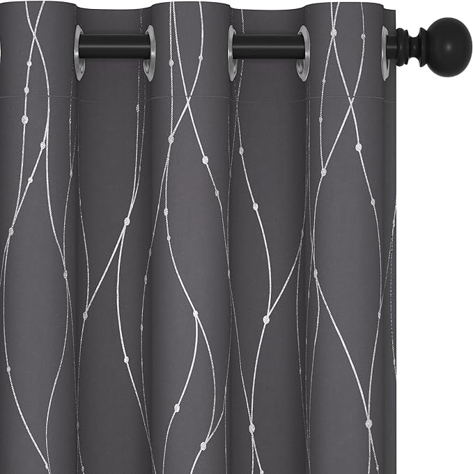 Deconovo Grey Curtains for Living Room, Protect Pravicy Thermal Insulated by Deconovo