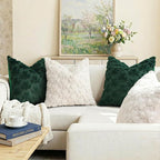 decorUhome St. Patrick’s Day Shamrock Pillow Covers 16x16 Inch Set of 2 - Image 2