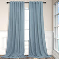 Pitalk 102 Length Curtains for Living Room Dinning 2 Panels Back Tab Pocket by Pitalk