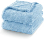 Exclusivo Mezcla Plush Fuzzy Fleece Bed Blanket Twin Size, Super Soft, Fluffy - Image 7