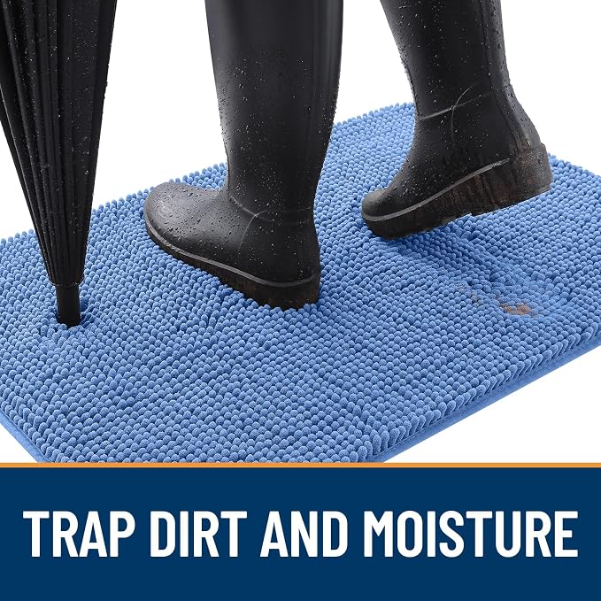 OLANLY Dog Door Mat for Muddy Paws 59x35, Absorbs Moisture and Dirt, Absorbent - Image 2