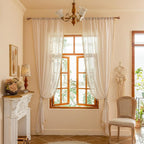 MYSKY HOME Boho Cream Curtains - Image 8
