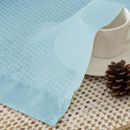 Aiyufeng 2 Pack: Basic Sky Blue Sheer Curtain Drapes 84 Inch Length 2 Panels - Image 5