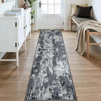 Washable Area Rugs 2x9 Non-Slip Modern Abstract Soft - Image 2