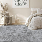 Nakagishi 10x14 Area Rugs Living Room: Washable Abstract Large Neutral Soft Rug - Image 5