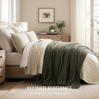 EVERGRACEHOME Chunky Chenille Knit Throw Blanket - Image 5