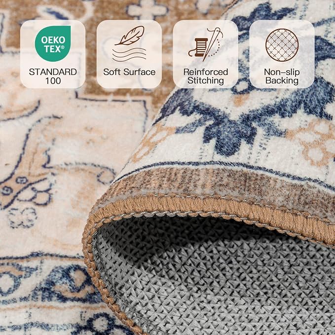 Lofus 5x7 Area Rugs for Living Room, Washable Area Rug, Rugs for Bedroom - Image 7