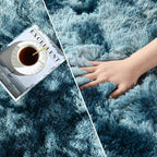 Deerhoo Large Shag Area Rugs 5 x 8, Tie-Dyed Plush Fuzzy Rugs - Image 4