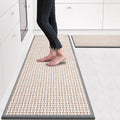 eqivei Kitchen Rugs and Mats Non Skid Washable Set of 2 PCS, Absorbent Runner by Eqivei