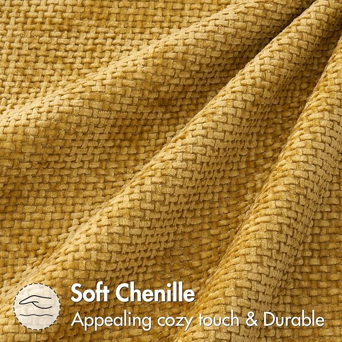 MIULEE Pack of 2 Couch Throw Pillow Covers 18x18 Inch Neutral Gold Modern Boho - Image 6