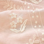 jinchan Belrose Winslow Pink Sheer Curtains 84 Inch - Image 6