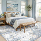 Washable Area Rugs 6'x9' Non-Slip Modern Abstract Soft - Image 3